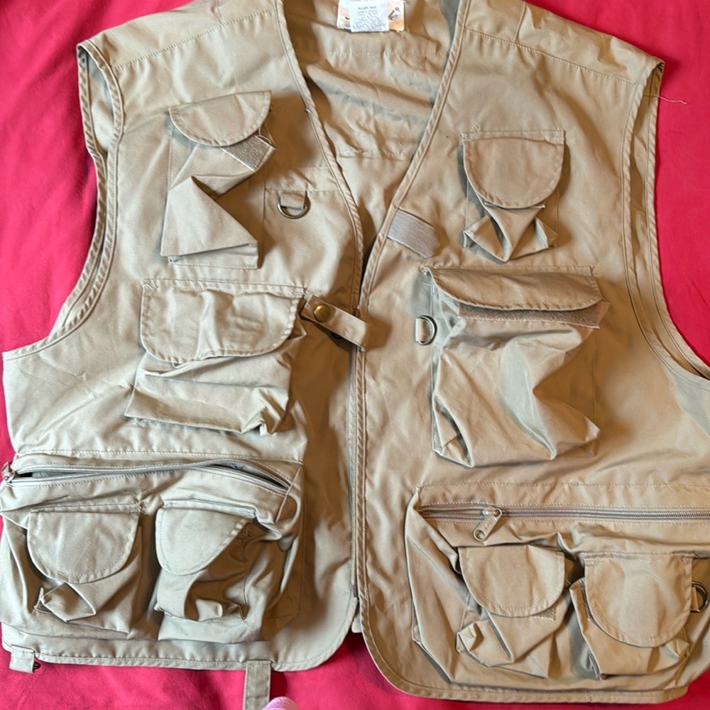 Ausable Tan Spin Fly Fishing vest
